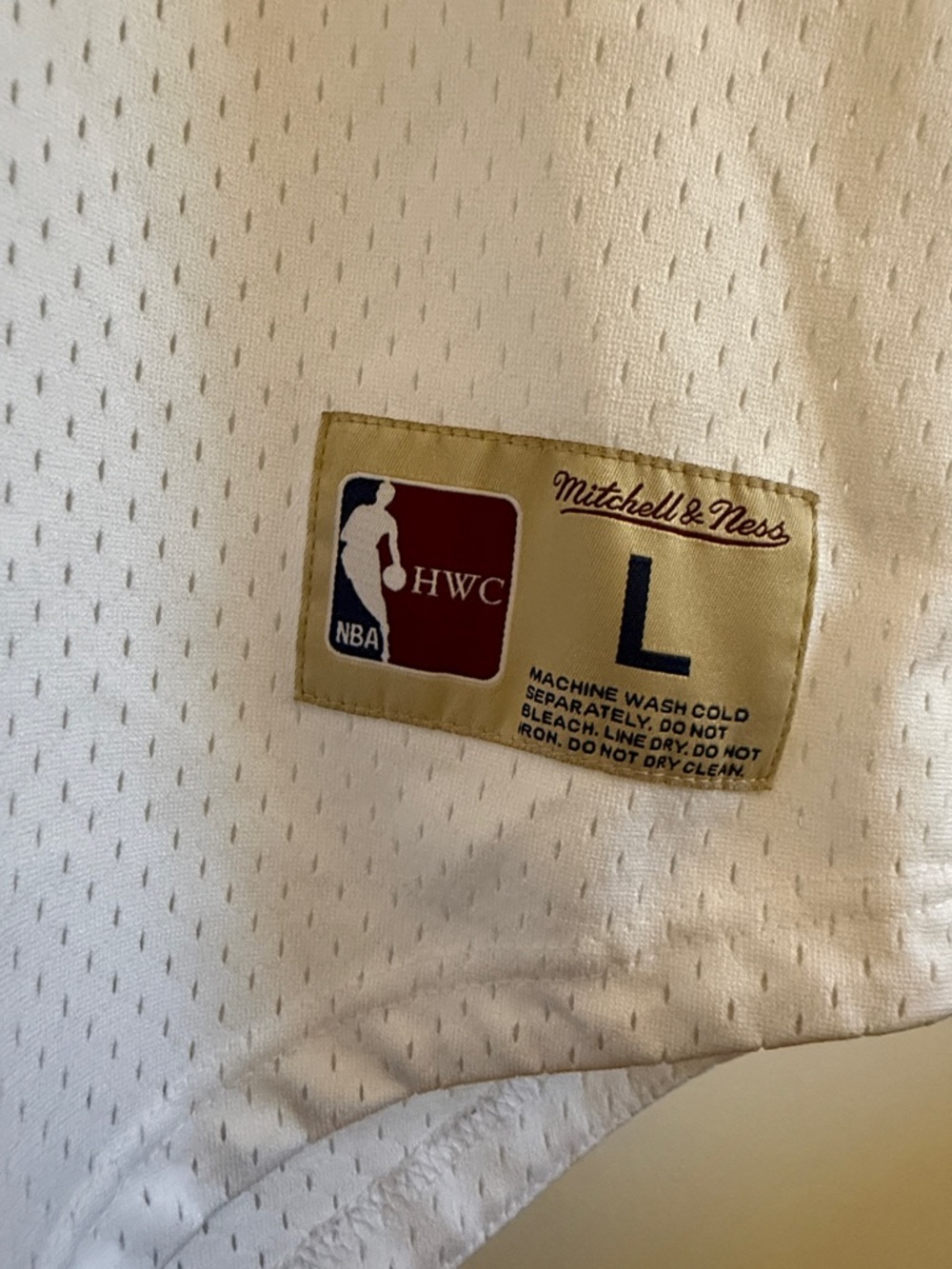 NBA All-Stars Kemp White & Teal Jersey Size L - Picture 3 of 7